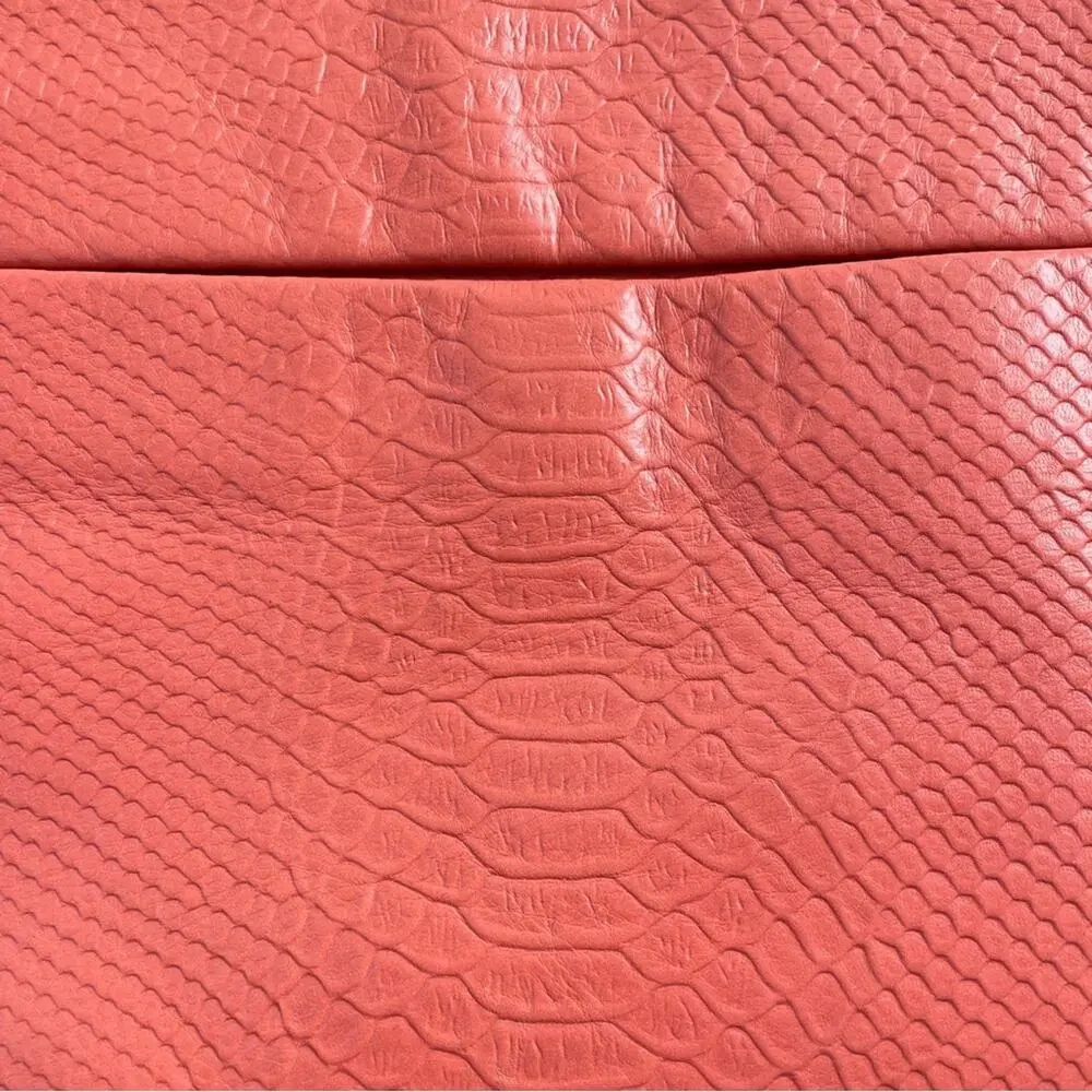 The Sak Coral Crossbody Leather Tassel Purse Croc Embossed Convertible Strap
